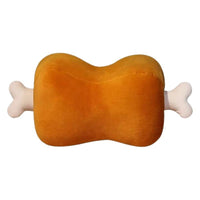 Funny Meat Bone Plush Pillow – Soft Dog-Bone Cushion for Pet Lovers & Home Decor
