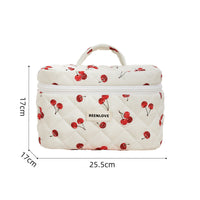Travel Cosmetic Bag – Portable Cotton Makeup & Skincare Organizer