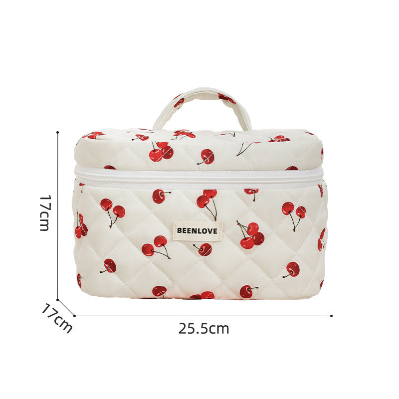 Portable Cotton Cosmetic Bag – Travel Makeup & Skincare Organizer (INS Style) What Else You Got?