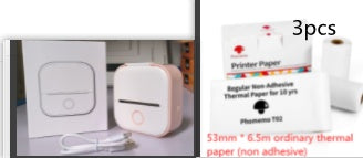 Portable Mini Thermal Label Printer Home Photo Printer Student Wrong Question Printer Bluetooth-compatible Mini Label Printer Price Tag What Else You Got?