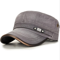 Stylish Middle-Aged Christian Flat Cap - Sun Protection & Comfort - Adjustable Size