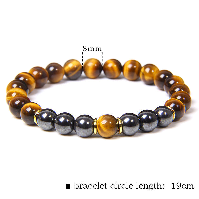 Tiger Eye Natural Stone Bracelet – Hand‑Woven Energy Beads for Men & Women (Multiple Sizes) What Else You Got?