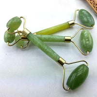 Jade Facial Massage Roller – Natural Skincare Beauty Tool Gift Set
