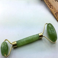 Jade Facial Massage Roller – Natural Skincare Beauty Tool Gift Set