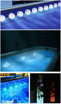 Divine Glow: Waterproof LED Submersible Lights with Remote - Illuminate Your Space with Faith & Light