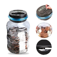 Digital Coin-Counting Piggy Bank – LCD Money Jar for Kids & Adults
