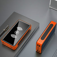 Eco-Friendly Solar Power Bank - 8000mAh Portable Charger with Dual USB Outputs