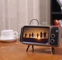 Retro Mini Portable Bluetooth TV Speaker - Vintage Sound in a Compact Design