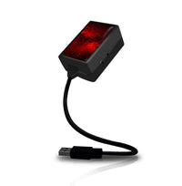 USB Galaxy Star Projector: Ambient LED Car Lighting with Voice Control & 360° Rotation