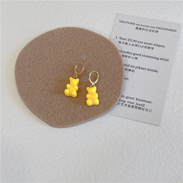 South Korea Colorful Candy Bear Earrings – What Else You Got?