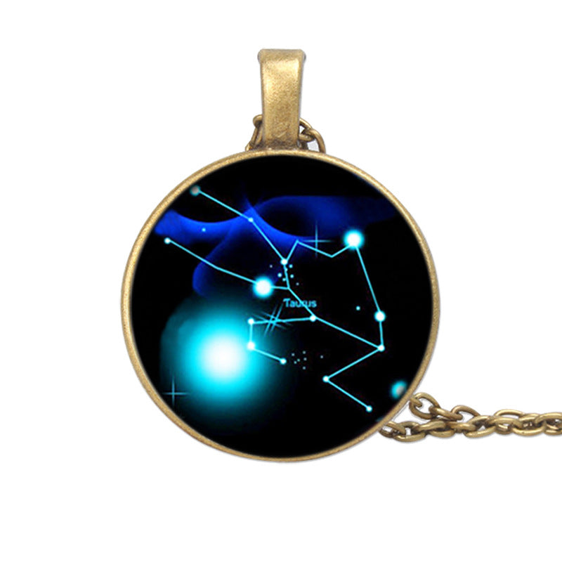 Zodiac Starry Sky Gemstone Necklace What Else You Got?