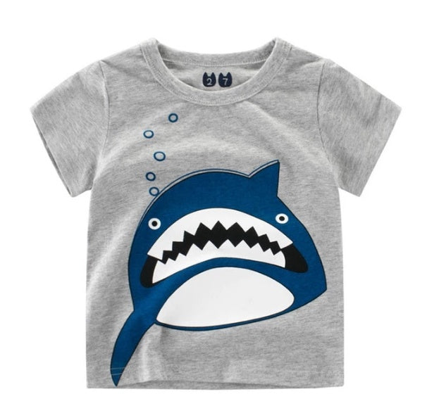 Children's Wear Summer New Korean Children's Boys Cotton T-shirt Men's Treasure In Children's Short Sleeves What Else You Got?