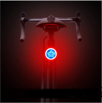USB Rechargeable Bicycle Safety Taillight - Bright LED Light for Night Riding