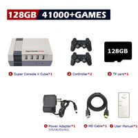 Classic Retro Gaming Console X Cube - Family-Friendly Entertainment System with 64GB/128GB/256GB Storage