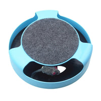 360° Interactive Cat Toy with Scratch Pad – Battery-Free Auto-Spin Pet Toy