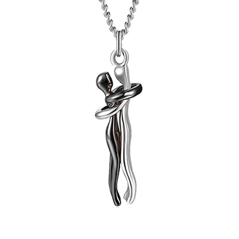Love Hug Necklace Unisex Men Women Couple Jewelry Simple Temperament Clavicle Chain Valentines Day Lover Gift What Else You Got?