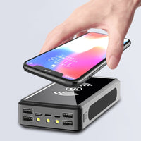 Eco-Friendly Solar Power Bank - 8000mAh Portable Charger with Dual USB Outputs
