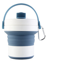 Foldable Silicone Travel Coffee Cup - 450ml - Eco-Friendly & Portable