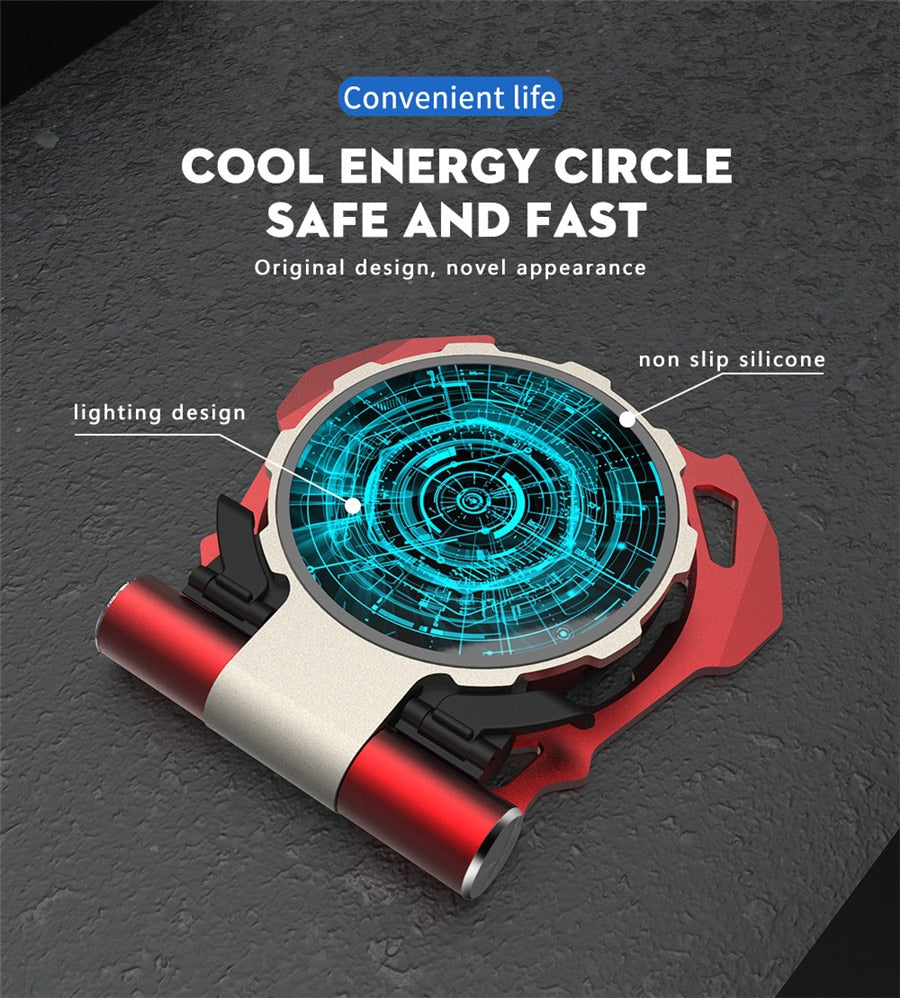Iron Man Metal QI Wireless Charger Stand Desktop Mobile Phone Charger What Else You Got?