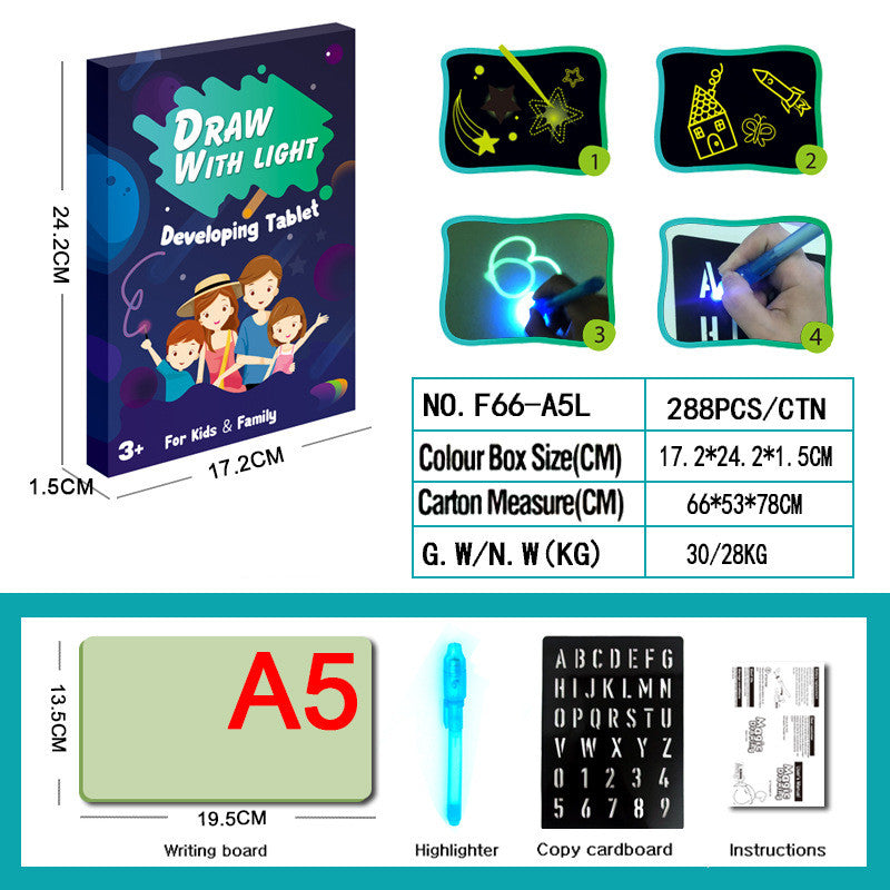 3D Magic Light Drawing Pad ✨ Glow Sketch Board for Kids What Else You Got?