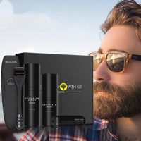 Divine Beard Growth Elixir Kit - Natural Liquid Care for Stronger, Fuller Beards