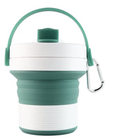 Foldable Silicone Travel Coffee Cup - 450ml - Eco-Friendly & Portable