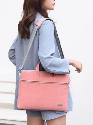 PU Leather Women Laptop Bag Notebook Carrying Case Briefcase For Macbook Air 13.3 14 15.6 Inch Men Handbags Shoulder Mouse Bag What Else You Got?
