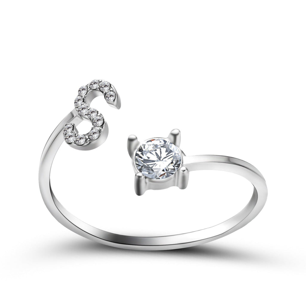 New Design Adjustable 26 Initial Letter Ring Fashion Jewelry For Women Simple Elegant Jewelry What Else You Got?