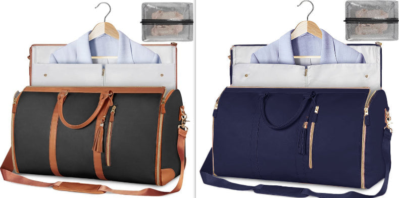 Large Capacity Travel Duffle Bag Women's Handbag Folding Suit Bag Waterproof Clothes Totes What Else You Got?