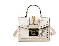 Alligator-Print PU Mini Shoulder Bag – Women’s Crossbody Purse with Chain Strap