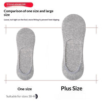 Non-slip Thin Loose-fitting Low-cut Cotton Socks