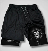 Elegant 3D Printed Beach Shorts - Double-Layer Comfort & Style for Summer
