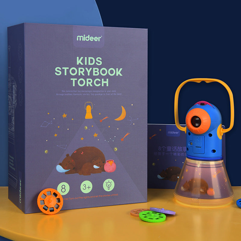 Children's Toy Storybook Torch Projector Kaleidoscope Sky Handrail Galaxy Night Light Up Cartoon Baby Toys Kids Educational Toys What Else You Got?