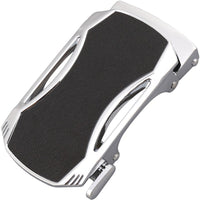 Automatic Sliding Buckle Leather Belt for Men – Adjustable No-Holes Waist Belt