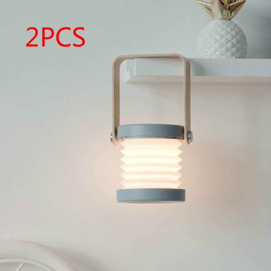Foldable Touch Dimmable Reading LED Night Light Portable Lantern Lamp USB Rechargeable For Home Decor What Else You Got?
