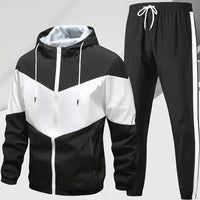 Men’s Christian Sport Set – Hooded Long Sleeve Top & Joggers for Gym & Everyday Wear
