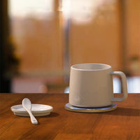 Divine Charge Wireless Coffee Mug - Stay Powered & Blessed | 200ml Ceramic Mug with Wireless Charger