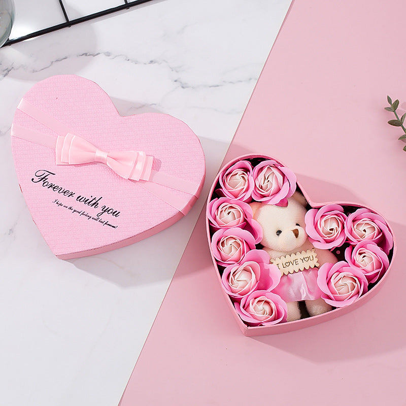 Heart-shaped Rose Red Gift Box New Year Christmas Gift Box Valentine's Day Christmas Gift Mother's Day Birthday Gift What Else You Got?