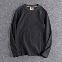 Classic Washed Cotton Pullover Base Shirt - Comfortable & Breathable