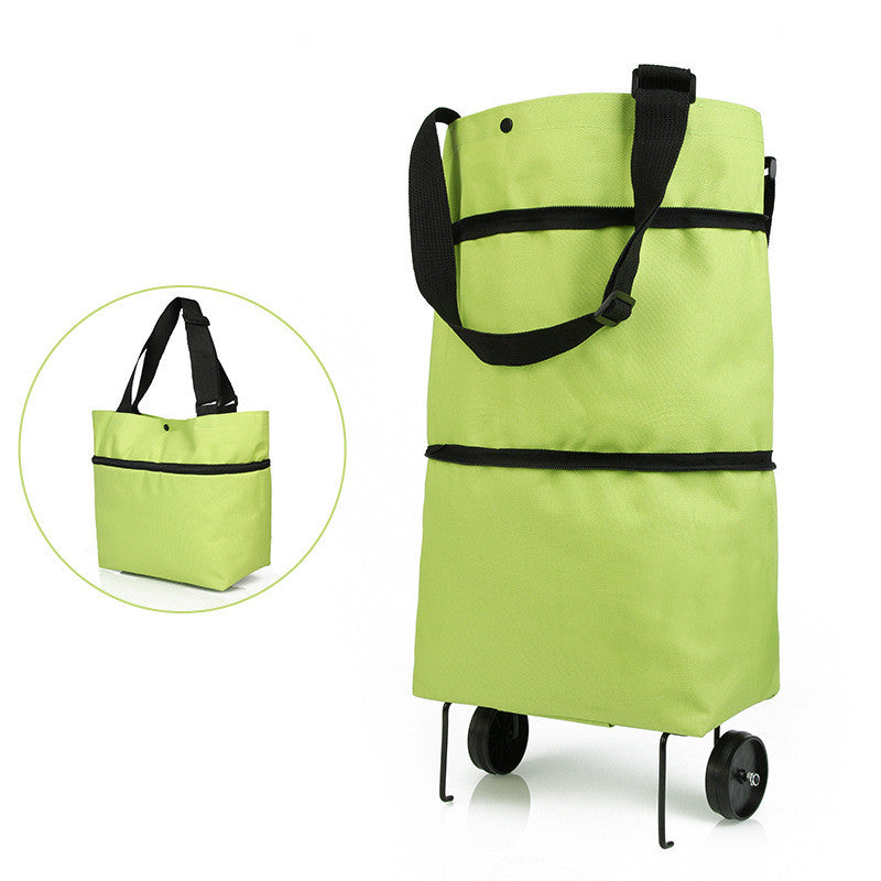 Folding Shopping Carts Reusable Shopping Bags with Wheels What Else You Got?