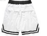Men's Baggy Zipper Sports Shorts – Trendy Streetwear with Logo Design