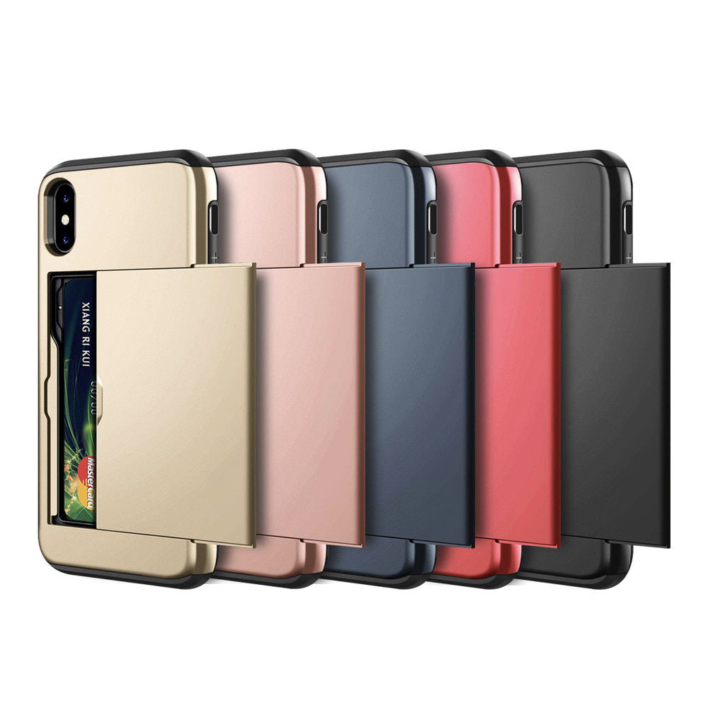 Dual‑Layer Armor Phone Case With Card Holder – Shockproof TPU + PC Defender Cover What Else You Got?