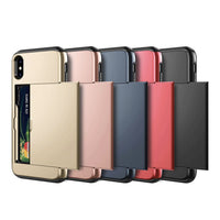 Dual-Layer Phone Case with Card Holder – TPU + PC Protection for Everyday Use