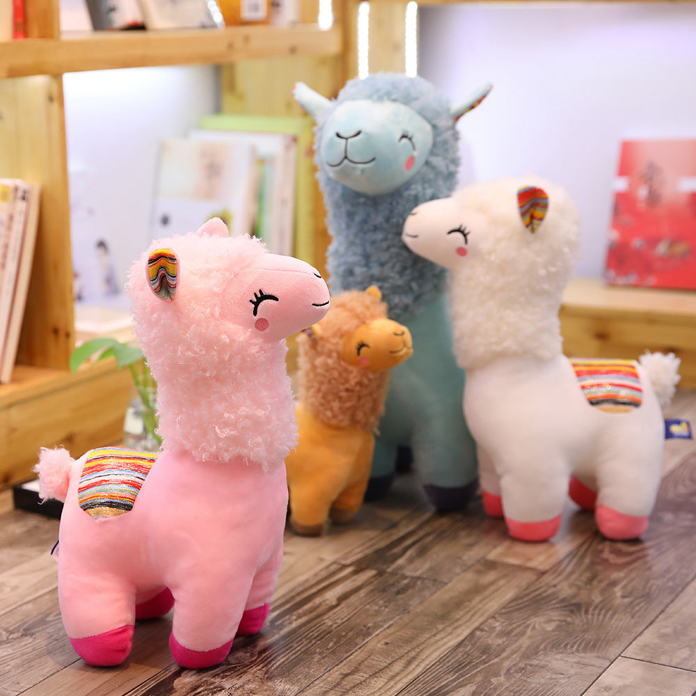 Adorable Alpaca Llama Plush Toy – Soft Stuffed Animal for Kids & Collectors – 3 Sizes & 4 Colors – Perfect Gift for Animal Lovers