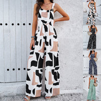 Graceful & Stylish Square Neck Jumpsuit with Pockets - Effortless Spring/Summer Fashion for Women