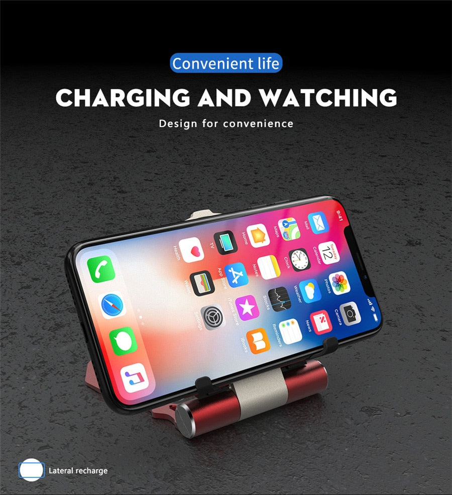Iron Man Metal QI Wireless Charger Stand Desktop Mobile Phone Charger What Else You Got?
