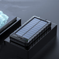 Solar Power Bank 20000mAh - Wireless PD Fast Charging - Outdoor Essential - God's Reliable Energy Source