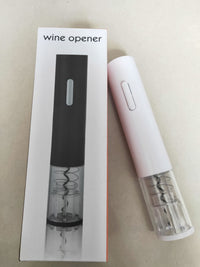 Electric Wine Bottle Opener with Foil Cutter - Battery Powered Automatic Corkscrew