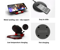 Marvelous Iron Man 15W Fast Charging Stand with Qi Wireless Charger - Perfect for iPhone & Android