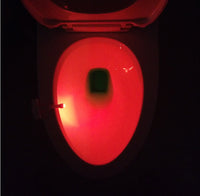 Motion-Sensor Toilet LED Night Light – 8-Color, Battery-Powered, Universal Fit for Safe Nighttime Bathroom Trips